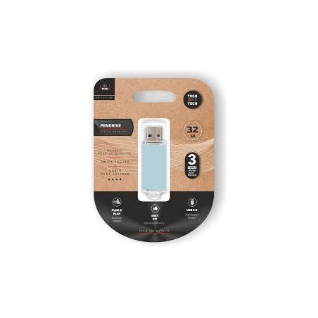 Memoria usb 32 GB azul liso