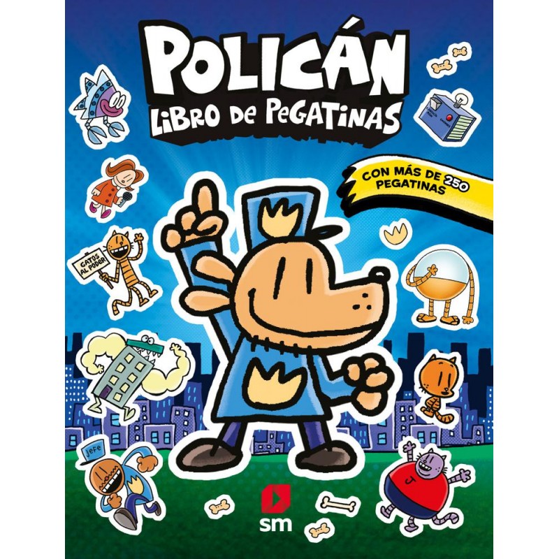 Polican  un libro de pegatinas