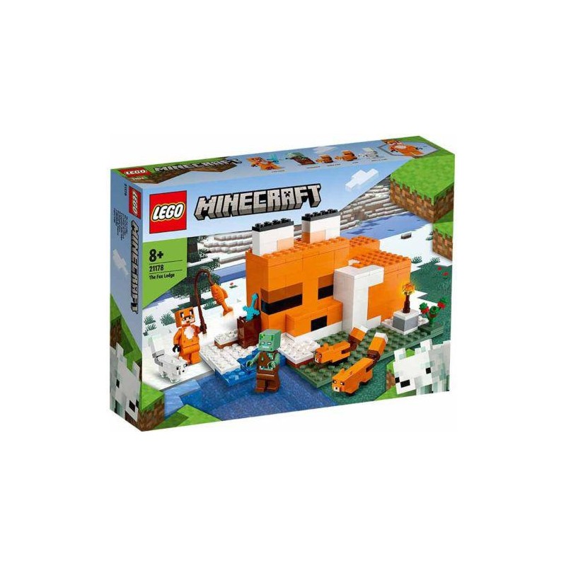 Lego Minecraft o refugio zorro
