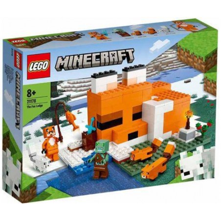 Lego Minecraft o refugio zorro