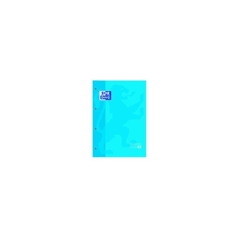 Recambio oxford A4 cuadriculado azul 90 gr