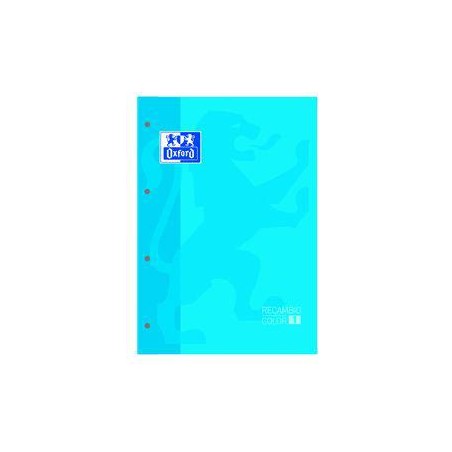 Recambio oxford A4 cuadriculado azul 90 gr