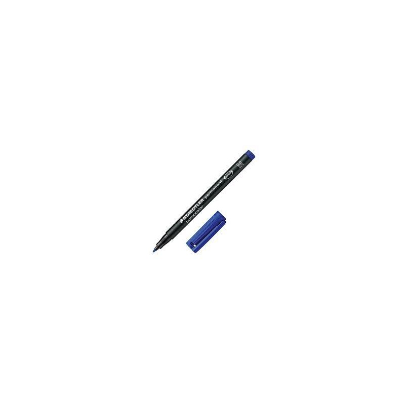 Rotulador lumocolor  317 azul M permanente