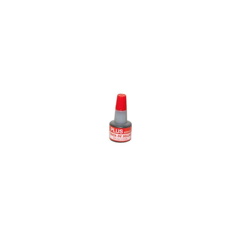 Botella de tinta para tampon 30 ml rojo