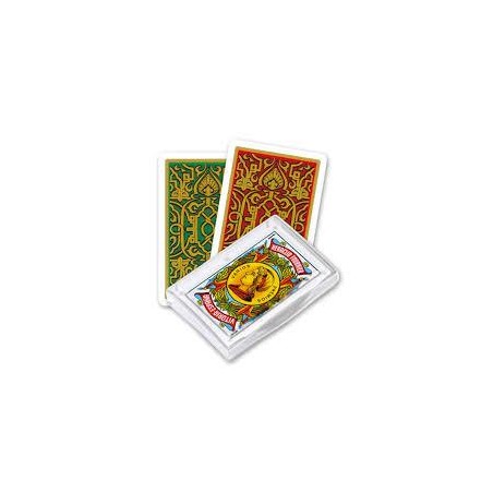 Baraja naipes 50 cartas fournier caja de plastico