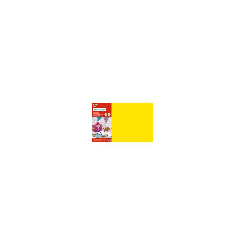 Goma eva apli 40x60 amarillo