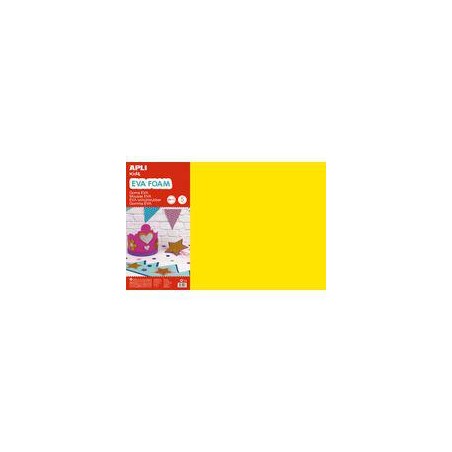 Goma eva apli 40x60 amarillo