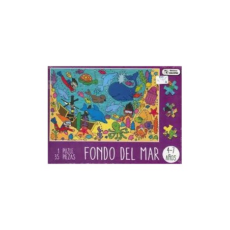 Puzzle saldaña fondo del mar 35 piezas