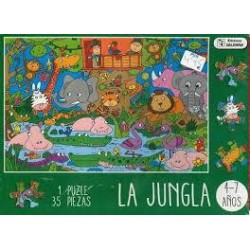 Puzzle saldaña la jungla 35 piezas