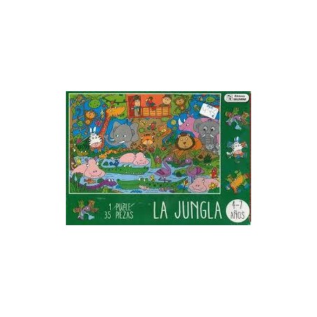 Puzzle saldaña la jungla 35 piezas