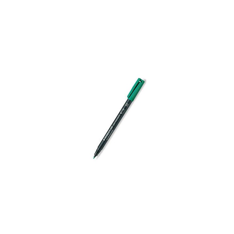 Rotulador lumocolor verde M staedtler 317