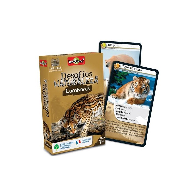 Cartas desafíos naturaleza carnívoros Cartas desafíos naturaleza carnívoros