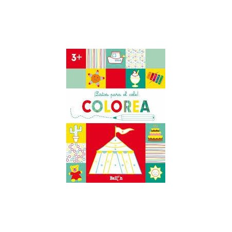 Listos para el cole  colorea   3 años