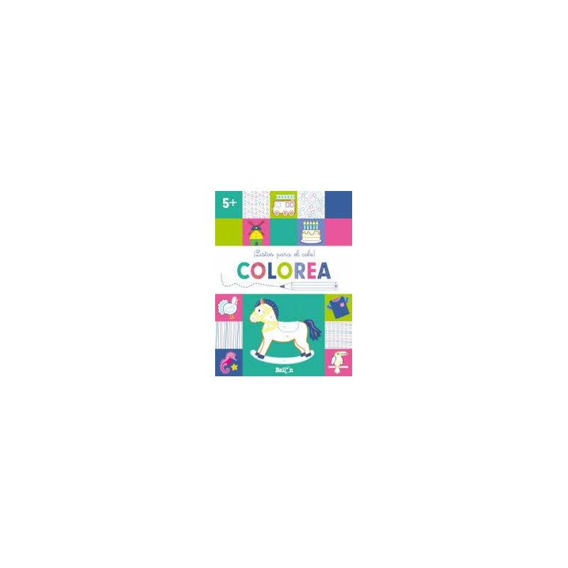 Listos para el cole  colorea   5 años