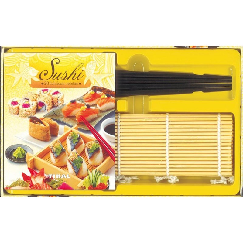 Estuche sushi  20 deliciosas recetas