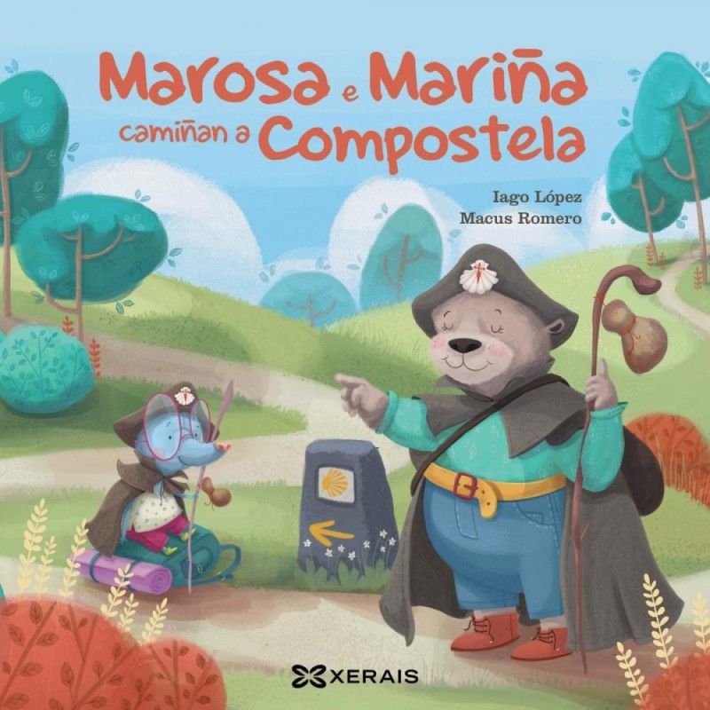 Marosa e Mariña camiñan a Compostela Marosa e Mariña camiñan a Compostela