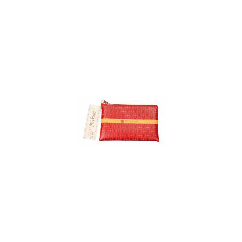 Estuche rectangular rojo gryffindor logo