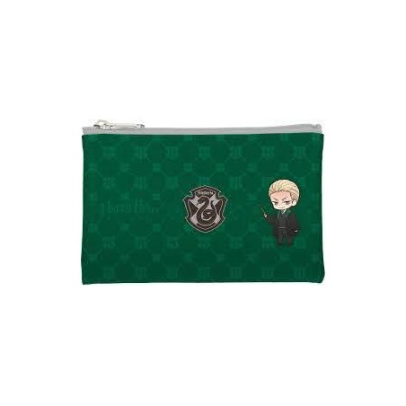 Estuche rectangular slytherin dibujos draco