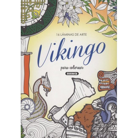 16 láminas de arte Vikingo para colorear