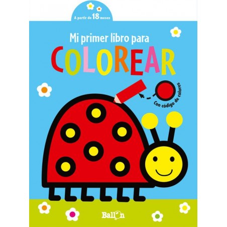 Mi primer libro para colorear  Mariquita