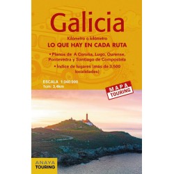 Galicia  Mapa de carreteras