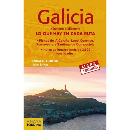 Galicia  Mapa de carreteras