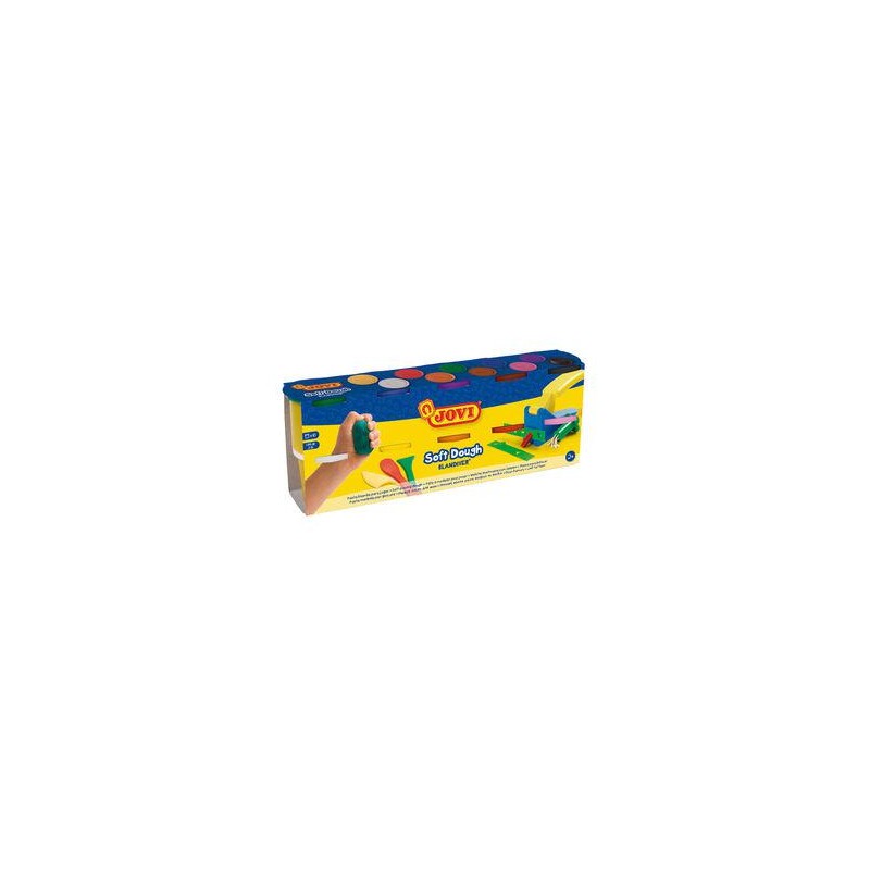 Pack 10 botes blandiver soft dough colores surtido