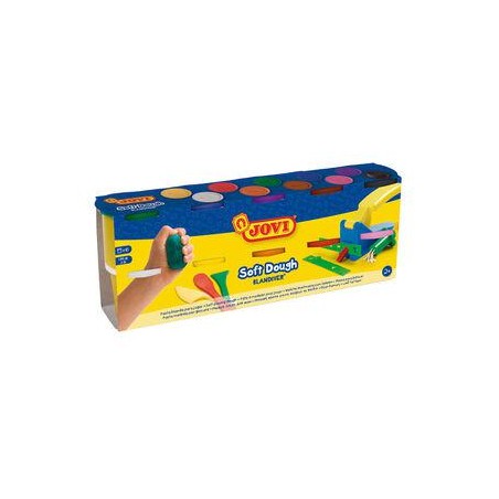 Pack 10 botes blandiver soft dough colores surtido