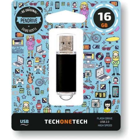 Memoria usb 16 GB 2 0 negro