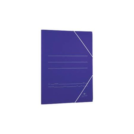 Carpeta carton azul  mariola 3 solapas con gomas