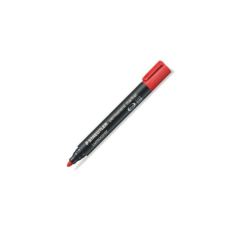 Rotulador permanente lumocolor 352 rojo punta redo