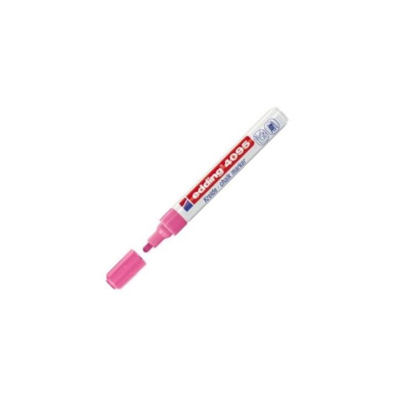 Rotulador tiza líquida edding 4095 rosa neón Rotulador tiza líquida edding 4095 rosa neón