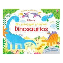 Bloc para jugar y colorear  Dinosaurios