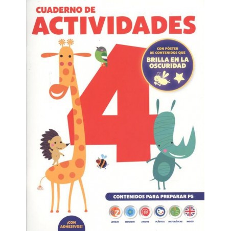 Cuaderno de actividades 4 años
