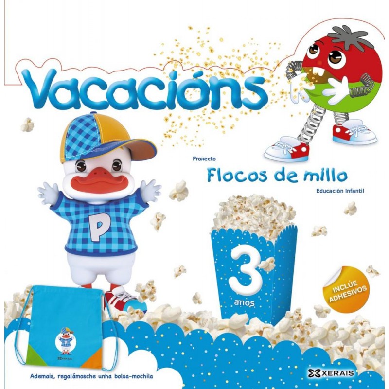 Vacacións 3 anos flocos de millo