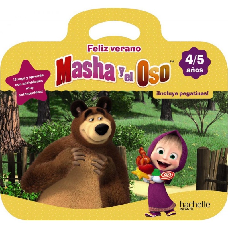 Cuaderno vacaciones masha y el oso 4/5 años Cuaderno vacaciones masha y el oso 4/5 años