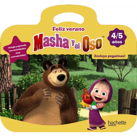 Cuaderno vacaciones masha y el oso 4/5 años
