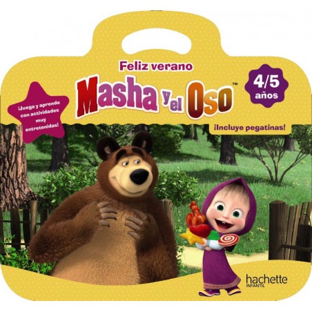 Cuaderno vacaciones masha y el oso 4/5 años