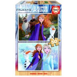 Puzzle educa frozen II 2x50 piezas