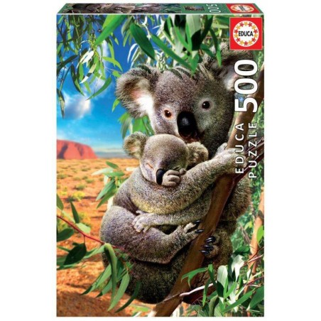 Puzzle educa mamá y bebé koala 500 piezas