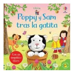 Poppy y Sam tras la gatita