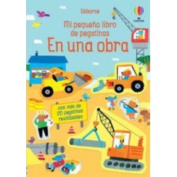 En una obra  Mi pequeño libro de pegatinas