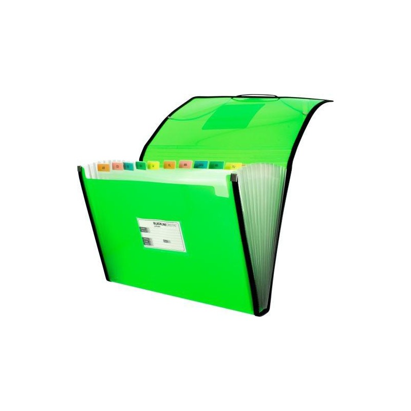 Carpeta clasificadora 13 dpto folio verde