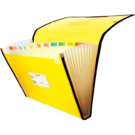 Carpeta clasificadora 13 dpto folio amarilla