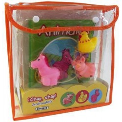 ¡Chap  ¡Chap  Animales  Libro de baño   animales