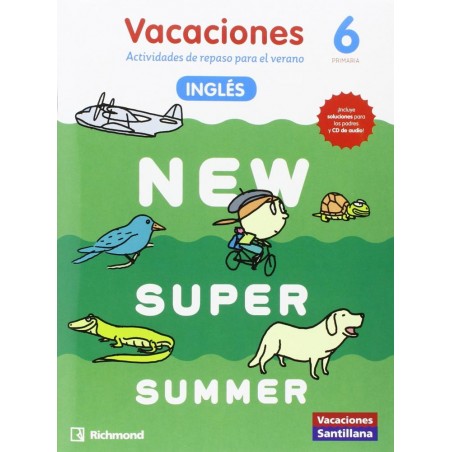 Vacaciones inglés 6º primaria santillana