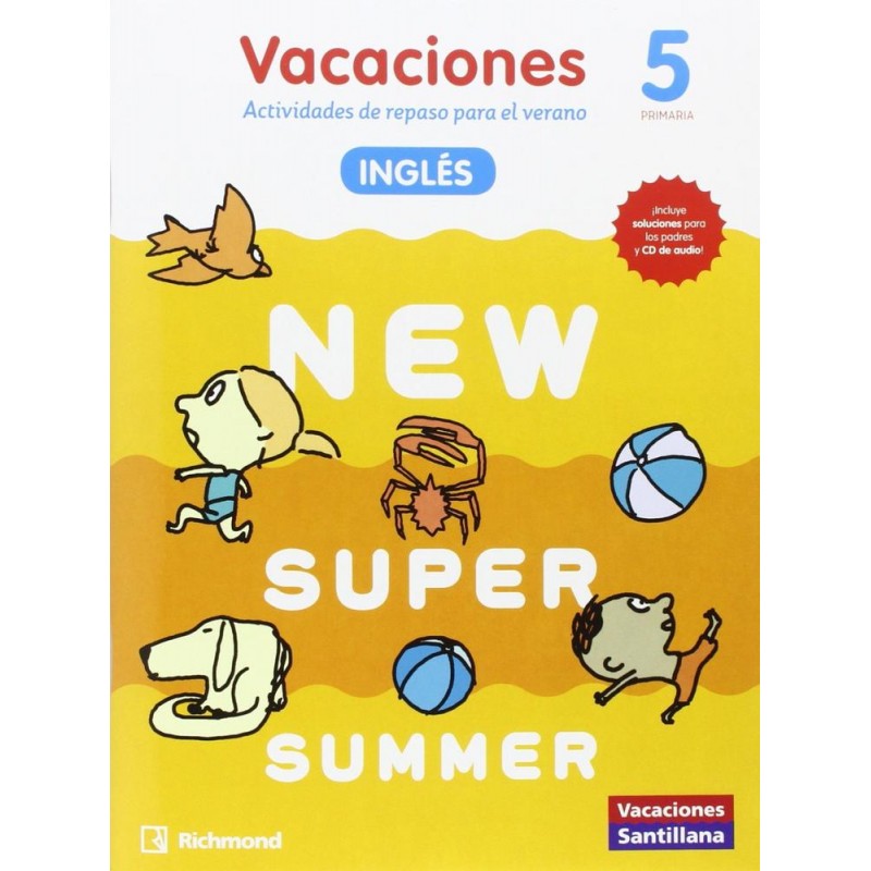 Vacaciones inglés 5º primaria santillana