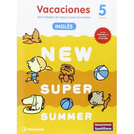 Vacaciones inglés 5º primaria santillana