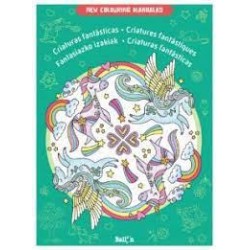New coloring mandalas  Criaturas fntásticas