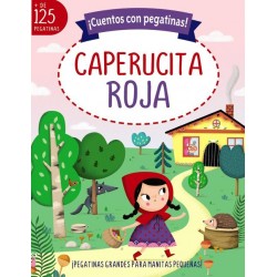 Cuentos con pegatinas  caperucita roja